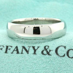 Platinum Classic Lucida Wedding Band Ring 6mm